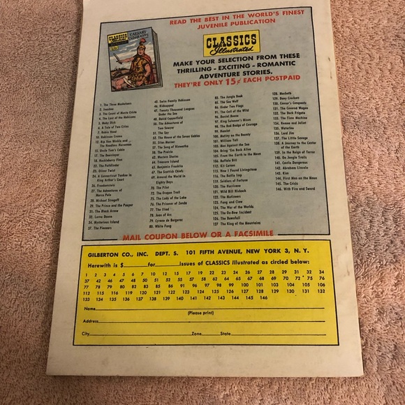 Lot of 2 Vintage Classics Illustrated Special Issue The Rough Rider - Picture 12 of 13